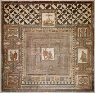 Theseus Mosaic - Google Art Project