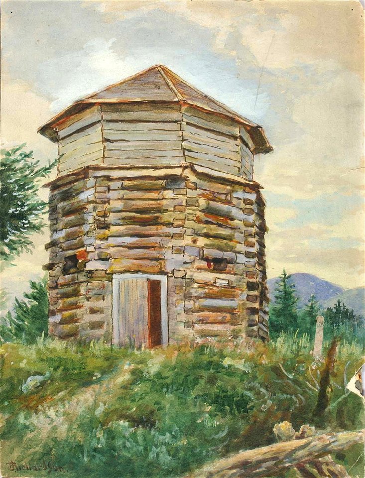 Theodore J. Richardson - Russian Block House, Alaska, 1900 - 1985.66.326,797 - Smithsonian American Art Museum