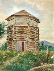 Theodore J. Richardson - Russian Block House, Alaska, 1900 - 1985.66.326,797 - Smithsonian American Art Museum