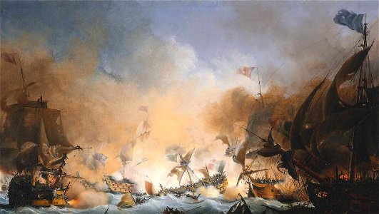 Third battle of Ushant-Ambroise-Louis Garneray