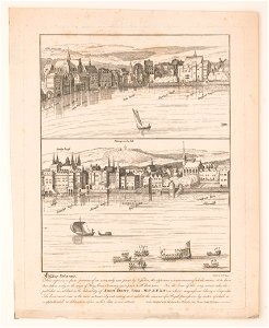 These copies are from portions of an extremely rare print by Visscher, the apparent circumstances of which evince it to have been taken early in the reign of King James 1st many years prior LCCN2017650793