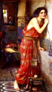 Thisbe - John William Waterhouse. Free illustration for personal and commercial use.