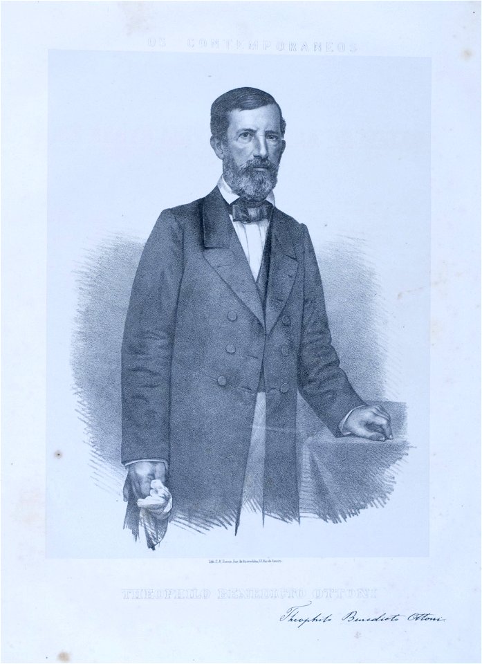 Theophilo Benedicto Ottoni - Litografia