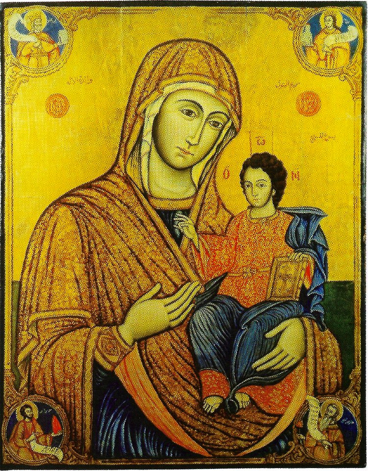Theotokos icon, Lebanon (14th century)