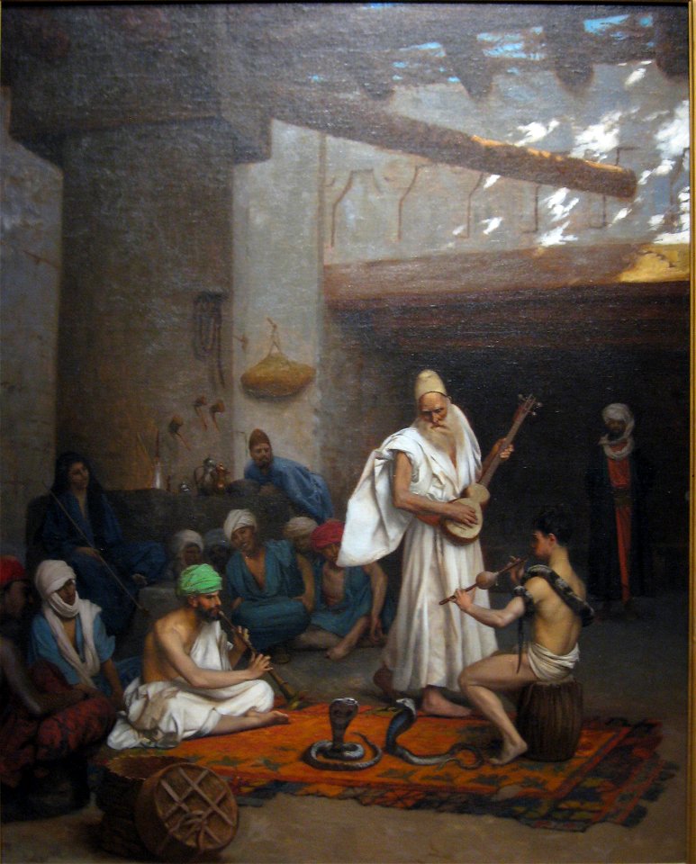 TheSnakeCharmer Jean-Louis Gerome