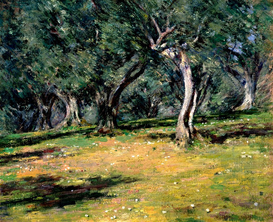 Theodore Robinson - Olive Grove, Capri, 1890