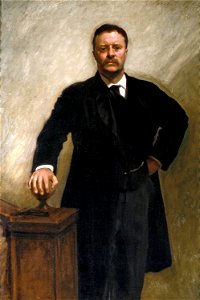 Theodore Roosevelt by John Singer Sargent, 1903FXD. Free illustration for personal and commercial use.