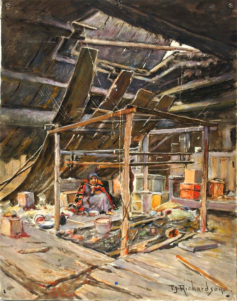Theodore J. Richardson - Native Interior - 1985.66.326,790 - Smithsonian American Art Museum