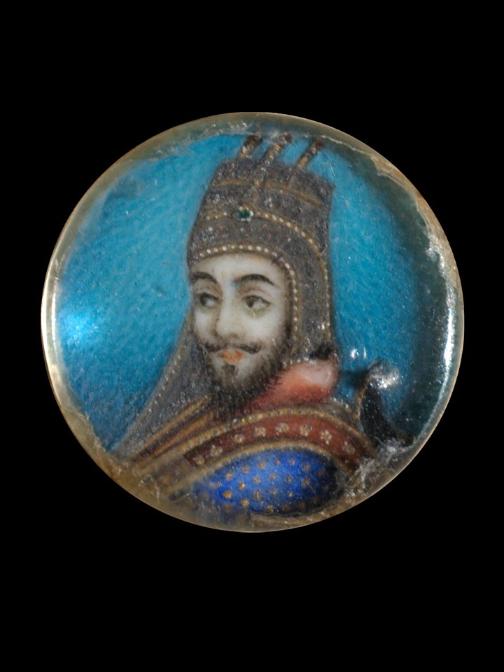 This painting depicts Muhammad Akram Khan of Kabul.