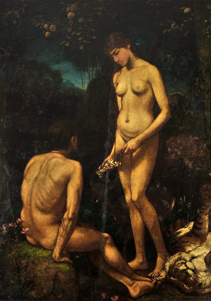 Hans Thoma - Adam und Eva (1886)