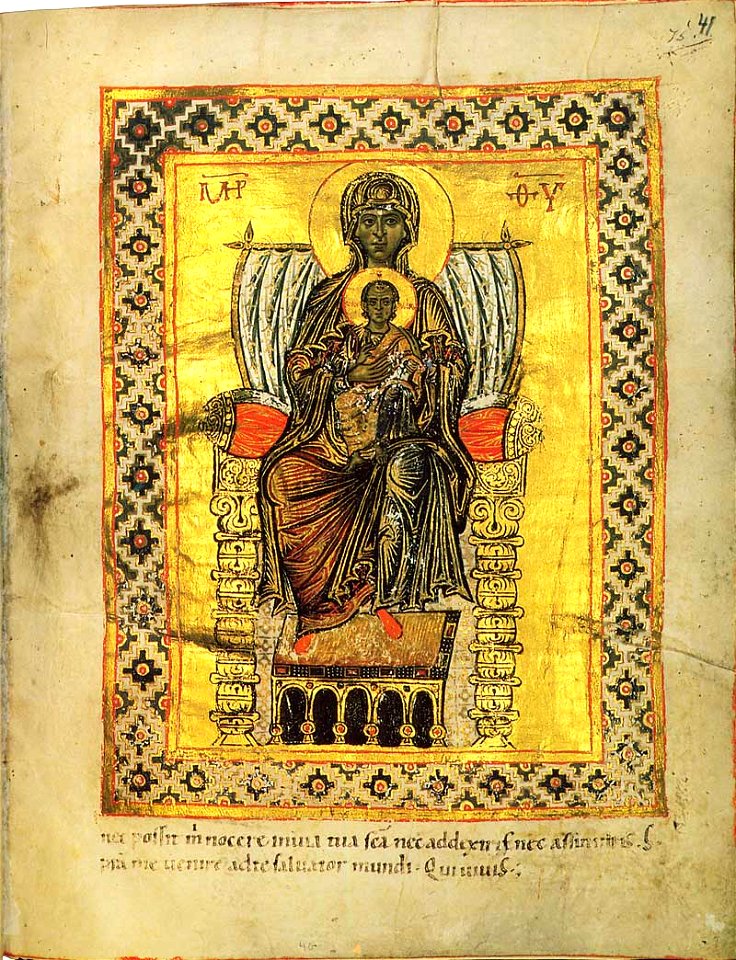 Theotokos (Egbert Psalter)