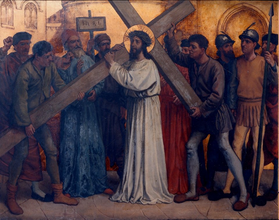 Theophile Lybaert - Jesus is given his cross