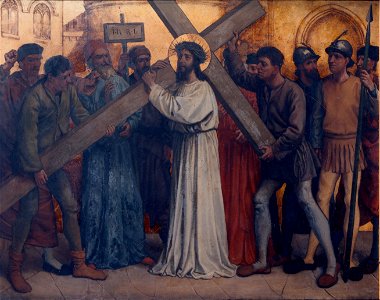 Theophile Lybaert - Jesus is given his cross