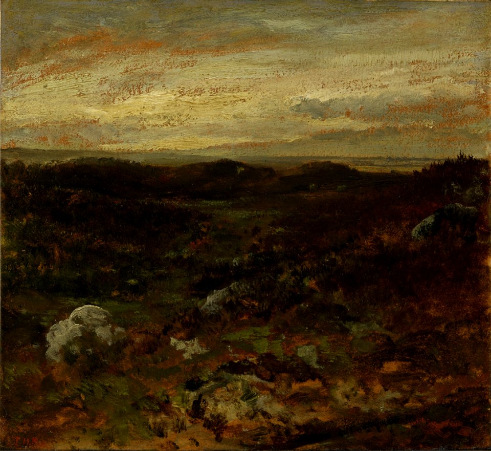 Theodore Rousseau - Vallei van Aprémont - 0432 - Rijksmuseum Twenthe