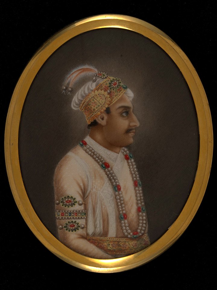 This painting depicts Ahmad Shah (1748-54).