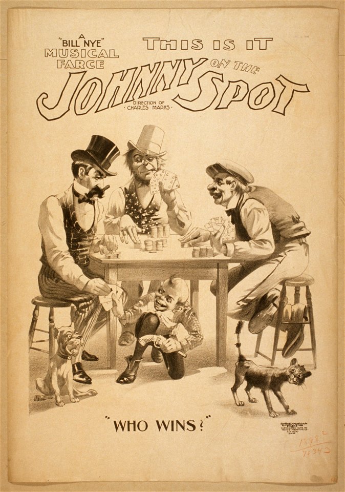This is it, Johnny on the spot a Bill Nye musical farce. LCCN2014636333