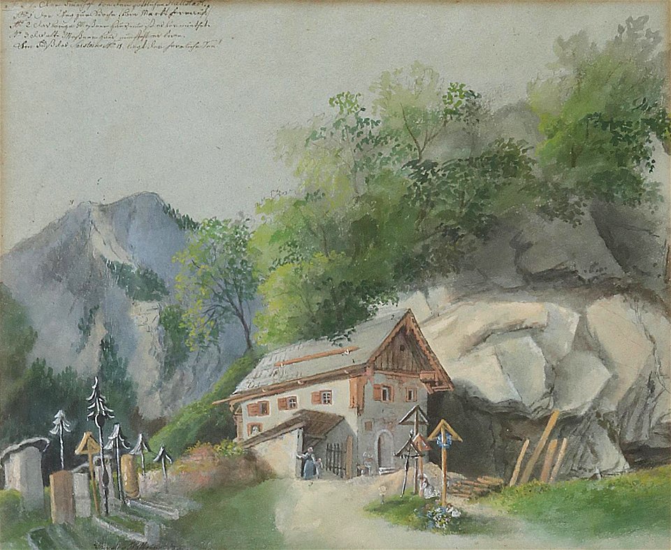 Therese Holbein-Holbeinsberg Motiv beim Dachstein