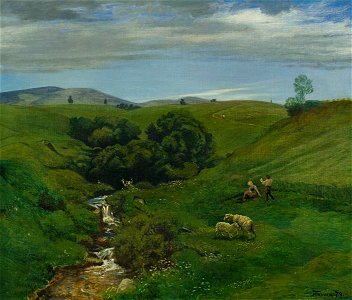 Hans Thoma - Schwarzwaldwiese (1874)