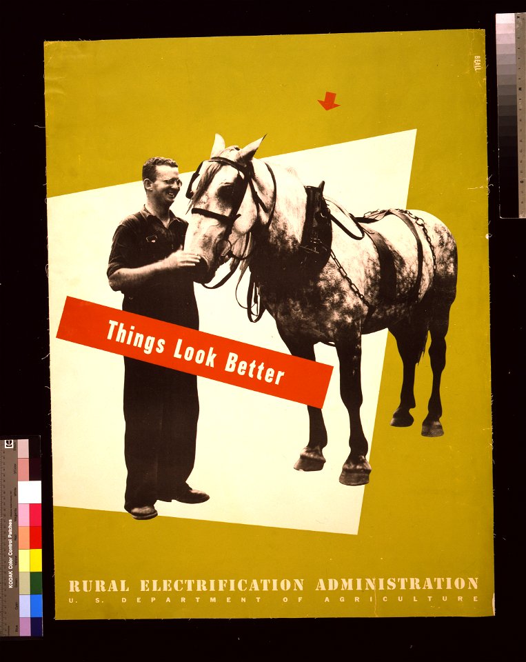 Things look better Rural Electrification Administration, U.S. Department of Agriculture - - Beall. LCCN2010650605