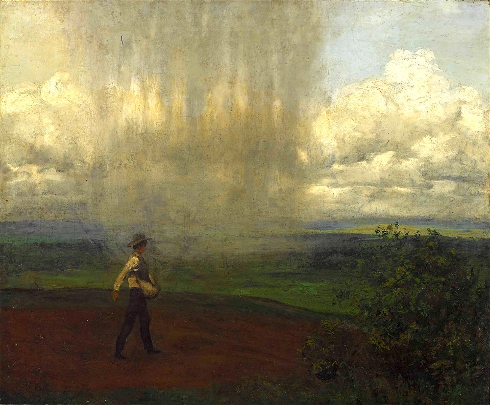 Hans Thoma - Säender Bauer (1886)