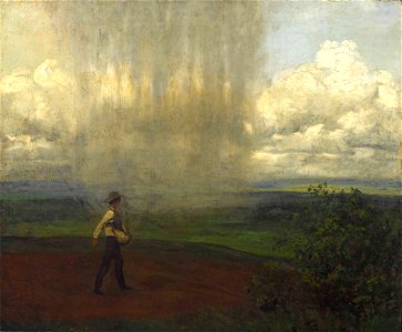 Hans Thoma - Säender Bauer (1886)