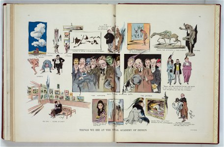 Things we see at the National Academy of Design - Hy Mayer ; by Hy Mayer. LCCN2011660524