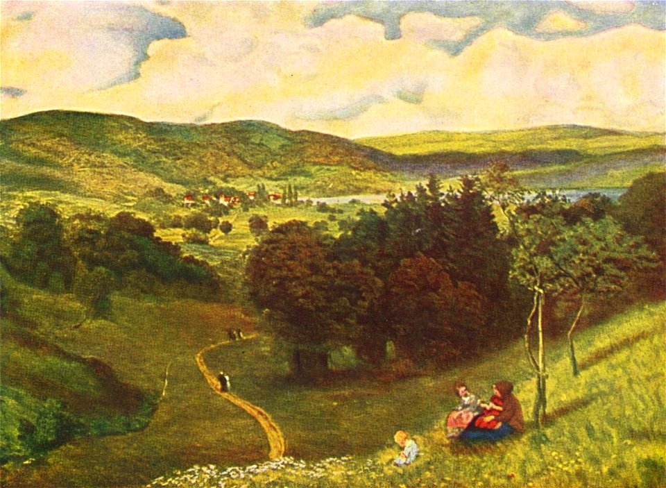 Hans Thoma - Offenes Tal