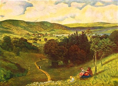 Hans Thoma - Offenes Tal