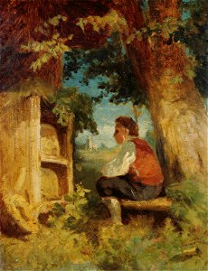 Hans Thoma - Der Bienenfreund (1863)