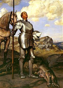 Hans Thoma - Ritter Sankt Georg (1889)