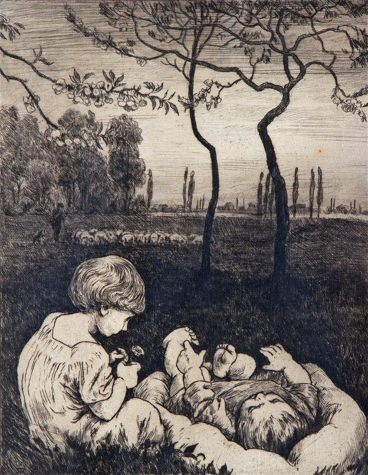 Hans Thoma - Idyll I (1915)