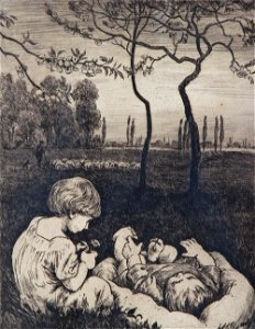 Hans Thoma - Idyll I (1915)