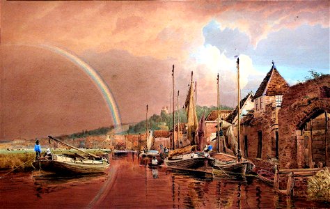 Thirtle - Rainbow Effect on the River, King Street, Norwich