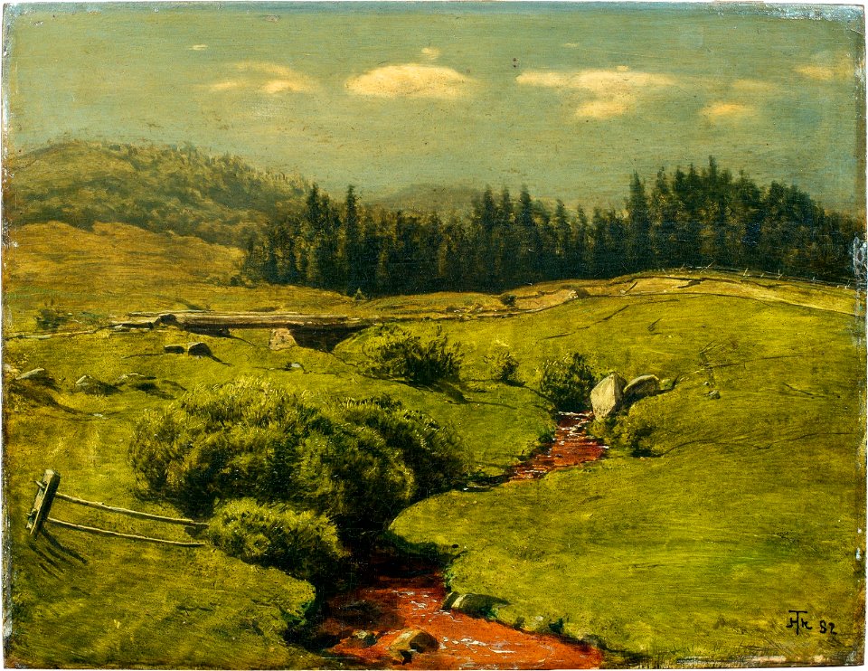 Hans Thoma - Der braune Bach (1882)