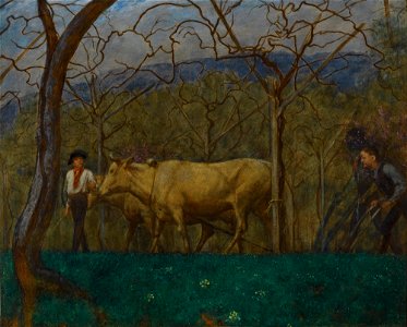 Hans Thoma - Dämmerung am Gardasee