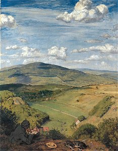 Hans Thoma - Blick auf ein Taunustal
