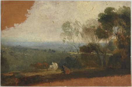 Thomas Barker of Bath - Landscape with Lake and Cattle - y1942-54 - Princeton University Art Museum