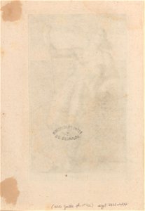 Thetis Fait partie du recueil Nimpharum oceanitidum, ephydridum potamidum, naiadum, lynadumque icones - Pl 2 1587 print by Philip Galle, S.V 88390, Prints Department, Royal Library of Belgium (verso)
