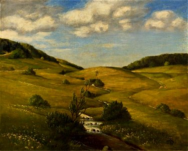 Hans Thoma - Landschaft im Schwarzwald