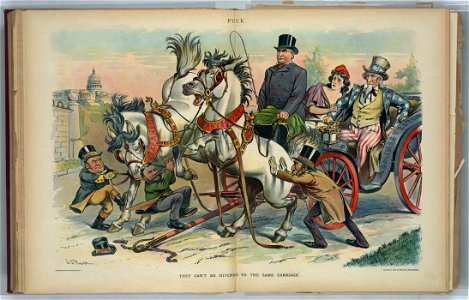 They can't be hitched to the same carriage - J.S. Pughe. LCCN2012647486