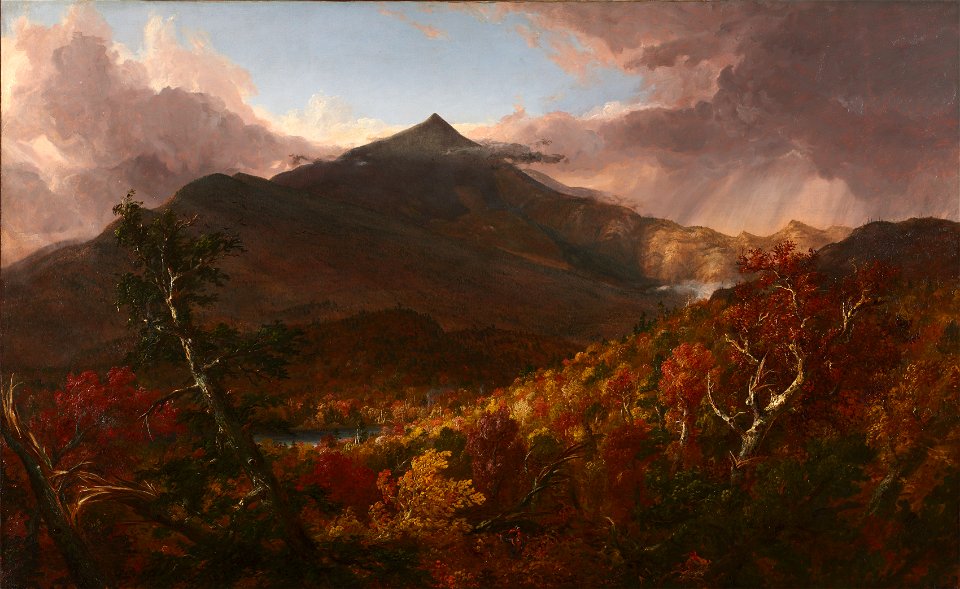 Thomas Cole (American, 1801-1848) - View of Schroon Mountain, Essex County, New York, After a Storm - 1917.1335 - Cleveland Museum of Art