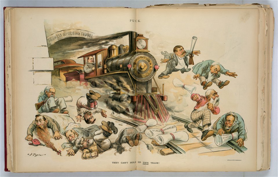 They can't hold up this train! - C.J. Taylor. LCCN2012648775