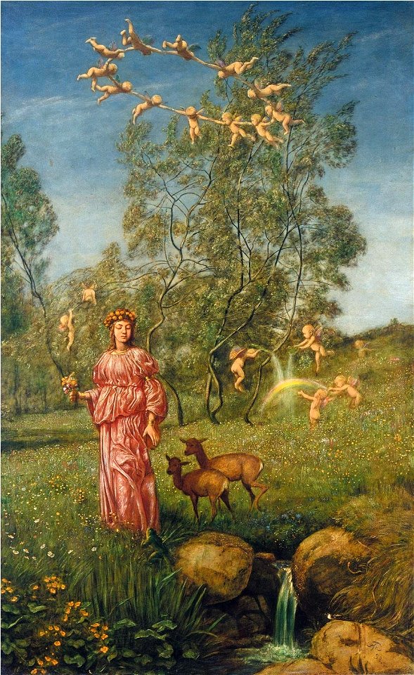 Hans Thoma - Frühlingsmärchen