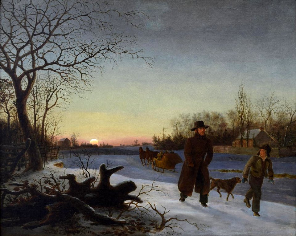Thomas Birch - Winter - 1949.62.1 - Reading Public Museum
