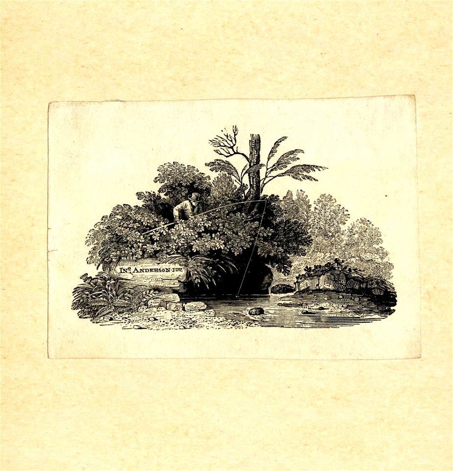 Thomas Bewick Bookplate-Jno Anderson Jun