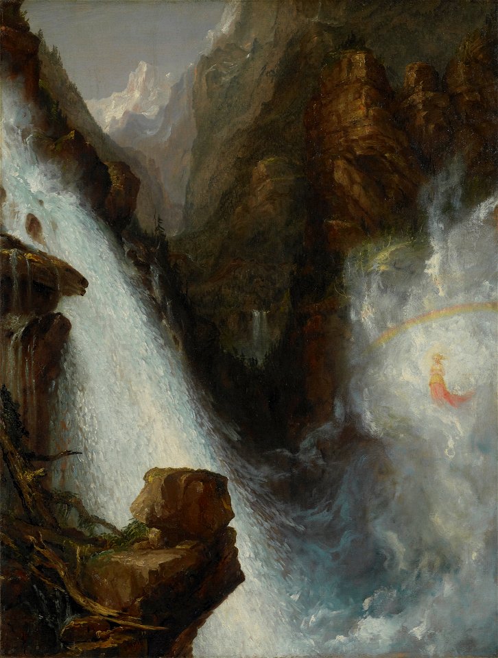 Thomas Cole - Scene from Byron’s “Manfred” - 1968.102 - Yale University Art Gallery