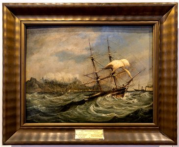 Thomas Baines-The schooner 'Olivia' on which Thomas Baines arrived in Cape Town in November 1842-0658