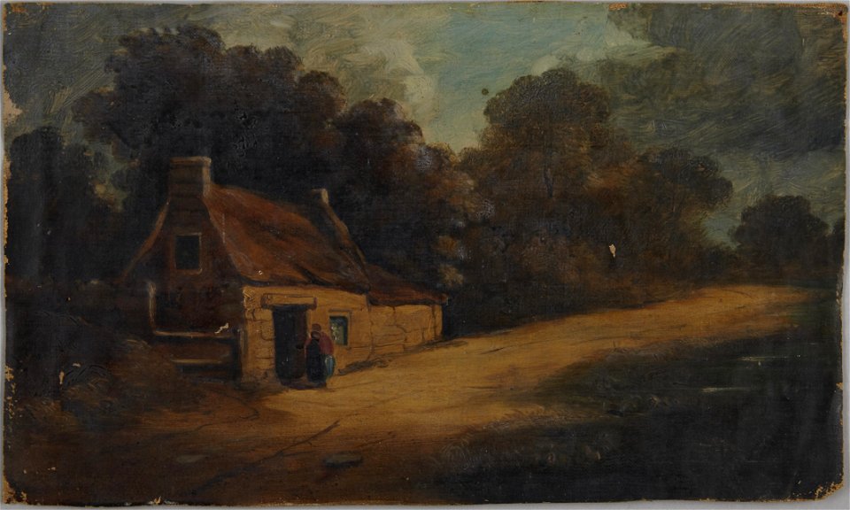 Thomas Barker of Bath - Cottage in Landscape - y1942-53 - Princeton University Art Museum