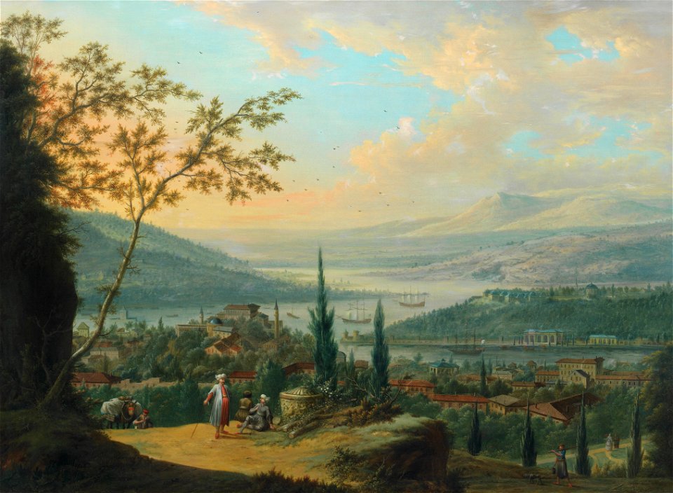 Johann Alexander Thiele - Capriccio der unteren Donau 1