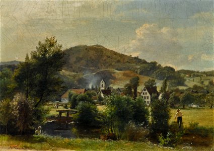 Hans Thoma - Schönau im Wiesental (1864)